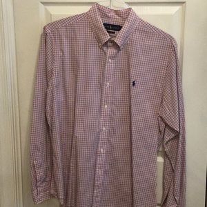 *EUC* Ralph Lauren button down slim fit shirt. Size XL.